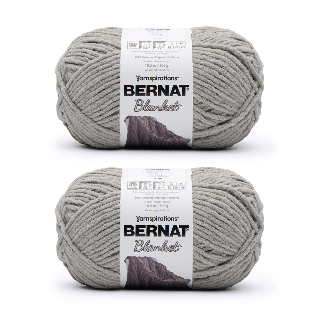 Bernat blanket grey 2025